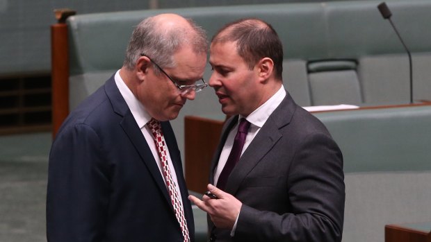 Treasurer Scott Morrison and Resources Minister Josh Frydenberg: The government is reportedly considering major reforms ahead of the budget, including extending a royalty to the offshore projects under a minimum rate of resource tax.