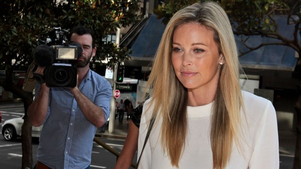 Former TV presenter Kelly Landry told court she fears for her safety.