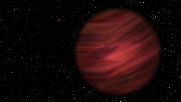 An artist's impression of the gas planet known as 2MASS J2126-8140.