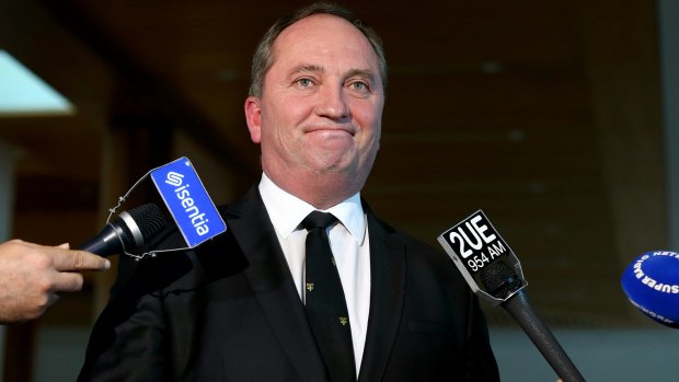 Looking at the 'big picture': New advisers will help Deputy Prime Minister Barnaby Joyce respond to issues outside his agriculture and water resources portfolios. 