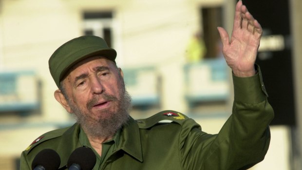 Former Cuban president Fidel Castro in Havana in 2004.