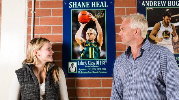 Shane Heal's daughter Shyla is now following in her father's footsteps at Lake Ginninderra College.