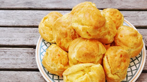French gougeres.