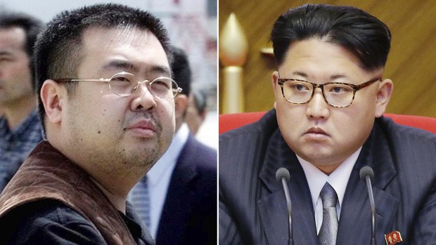 Kim Jong-nam, left, and his half-brother, North Korean dictator Kim Jong-un.