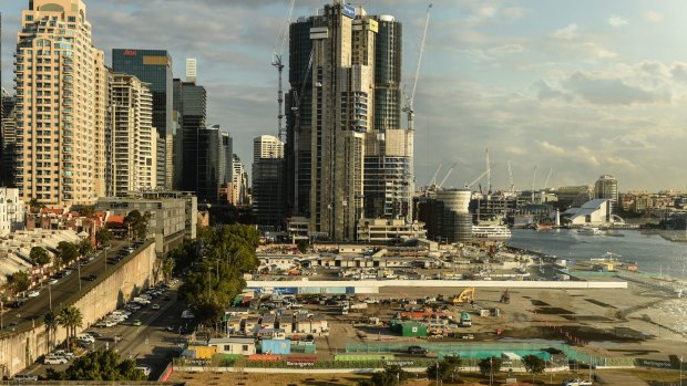 There is still pressure to allow greater height and floor space in Central Barangaroo. 