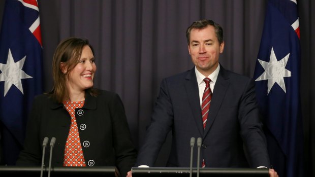 A spokesman for Minister for Justice Michael Keenan, pictured with Minister for Small Business and Assistant Treasurer Kelly O’Dwyer, said the government did not disclose whether it has made or intends to make an extradition request to a foreign country.