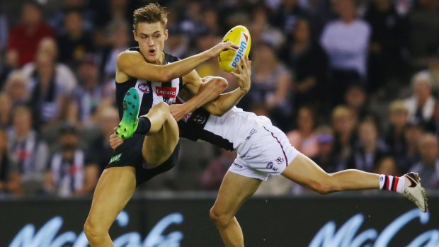 Learning game: Darcy Moore has the raw attributes, but isn't ready to be a key forward