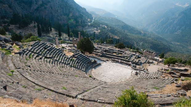 A source of inspiration: the traditional Greek theatre at Delphi.