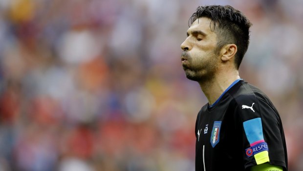 Absent: Italy goalkeeper Gianluigi Buffon is among those missing the Melbourne trip
