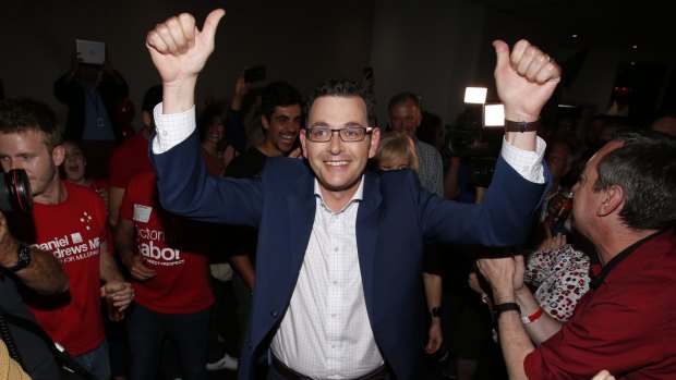 Hands up if you like "pudding". Daniel Andrews does.