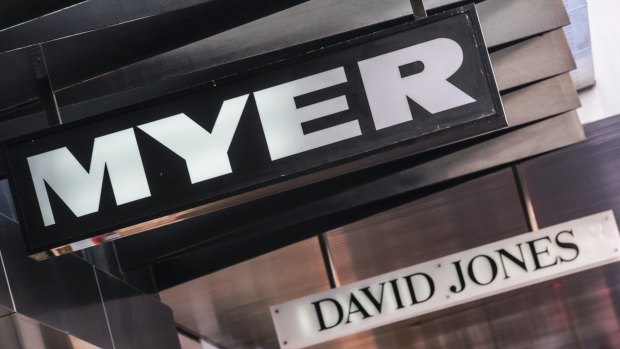 Myer investors pushed its share price to an all-time low.