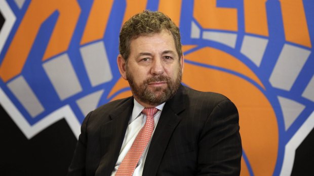 Controversial figure: New York Knicks owner James Dolan.