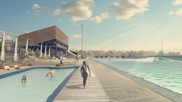 A paddling pool will be constructed alongside the lagoon.