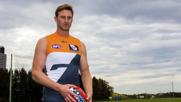 A true Giant: Greater Western Sydney ruckman Dawson Simpson is ready to make an impact.