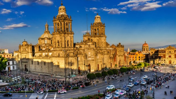 Mexico City's Metropolitan Cathedral, the oldest and largest cathedral in all of Latin America.