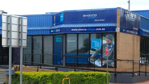 Evocca College has been investigated by the Australian Skills Quality Authority and the industry body, the Australian Council for Private Education and Training.