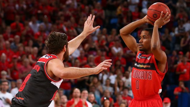 Bryce Cotton put on a burst for the Perth Wildcats in game one.