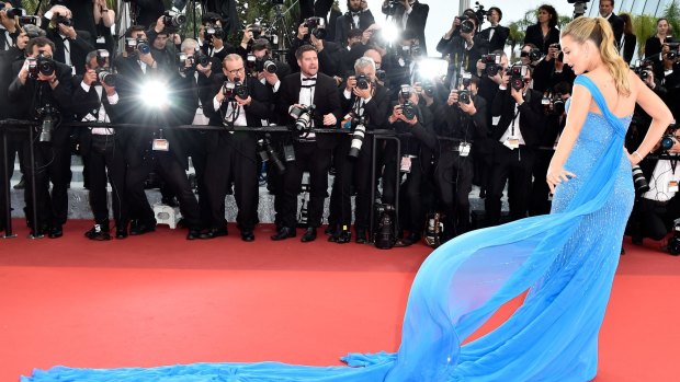 Blake Lively on the red carpet at Cannes.