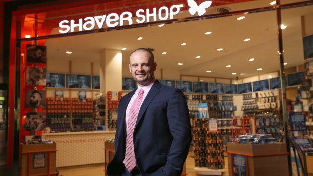 Shaver Shop chief executive Cameron Fox is driving a big expansion of the retail network in the next three years.
