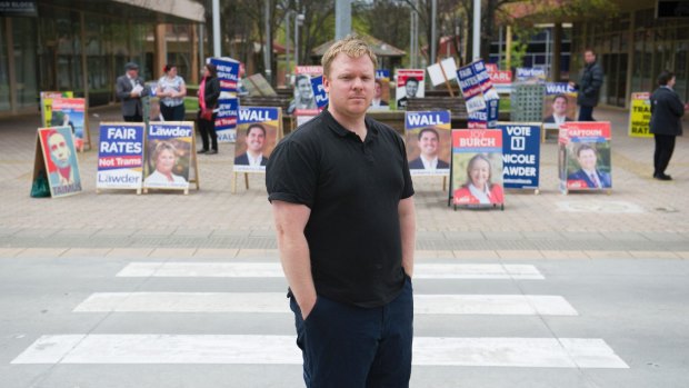 Adam Wind owner Ace High Eatery and Bar unwittingly purchased a business 100 metres away from a polling station, which is the closest campaigners can get to the ballot box. 