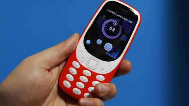 Unlike the original, the rebooted Nokia 3310 offers an internet browser and a colour screen