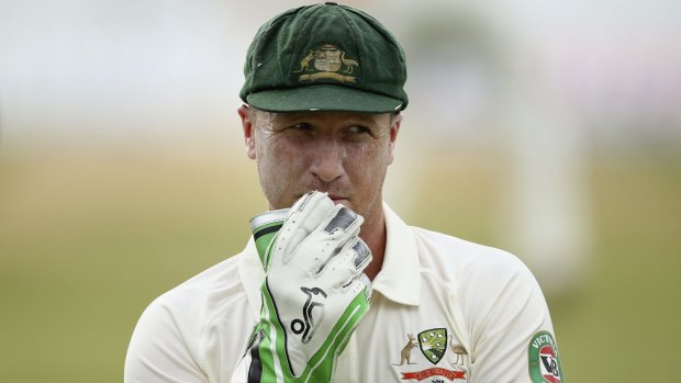 Competitive keeper: "I didn't want to leave my career in other people's hands," says Brad Haddin.