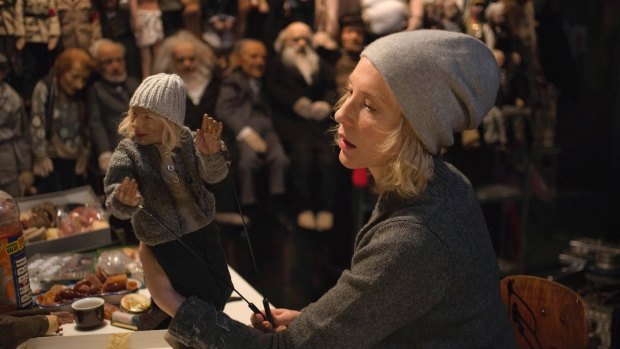 Cate Blanchett in Manifesto, a film by Julian Rosefeldt.