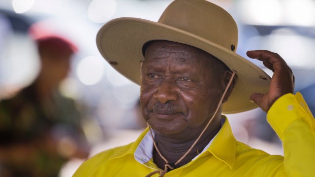 Uganda's long-time President Yoweri Museveni.