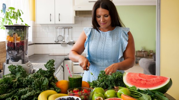 Home-made smoothies- Gabrielle Maston suggests making them healthier by using more vegetables, less fruit and adding protein in the form of Greek yoghurt or soft tofu. 