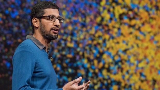 Sundar Pichai, the new chief executive of Google.