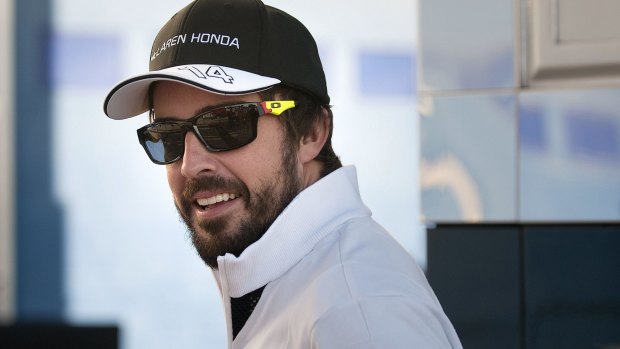 McLaren driver Fernando Alonso.