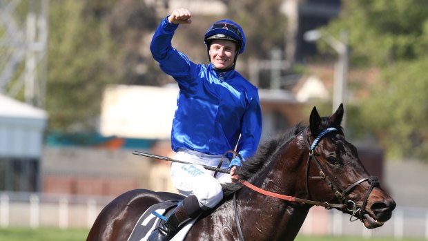 Crack field: James McDonald and Exosphere are facing a tough test in the Lightning Stakes.