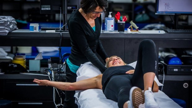 Caroline Buchanan is working with AIS medical staff to recover.