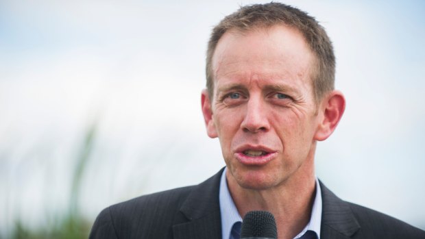 Territory and Municipal Services Minister Shane Rattenbury.