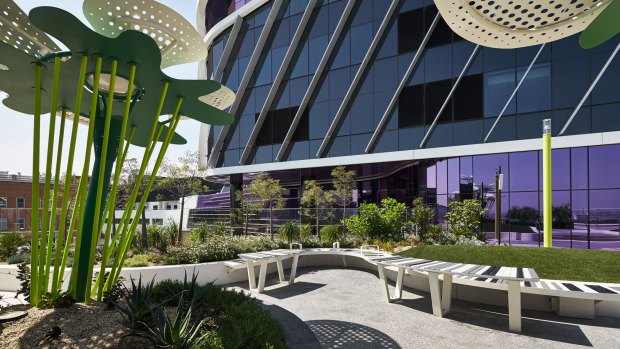 VCCC roof garden designed by Silver Thomas Hanley, DesignInc and McBride Charles Ryan. 