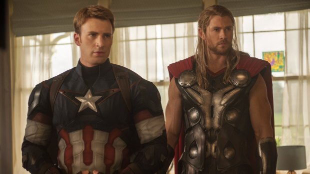 Captain America and Thor in <i>Marvel's Avengers</i>.