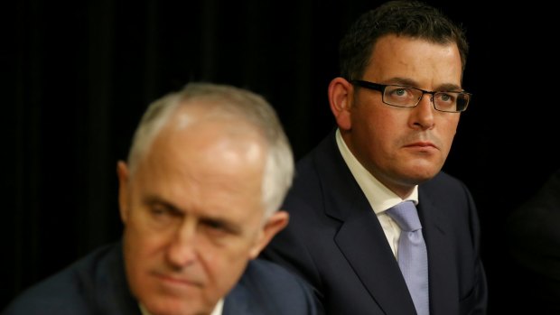 Prime Minister Malcolm Turnbull and Victorian Premier Daniel Andrews don't see eye to eye.