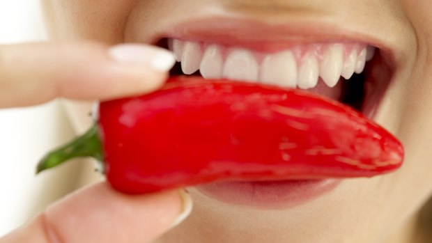 Chilli loving: Eating hot peppers involves the pleasure/pain principle. 