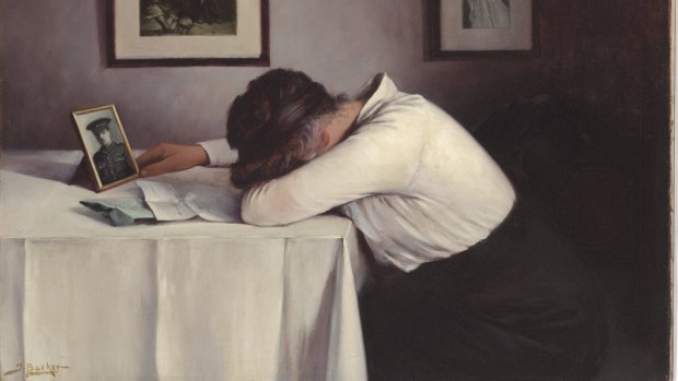 John Barker, Sorrowing Mother, 1916, National Gallery of Australia.