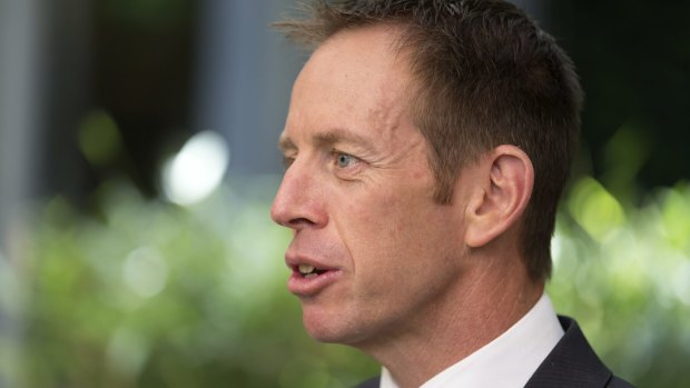 The Greens' Shane Rattenbury: Moving to force the government back to the drawing board on Manuka Oval.