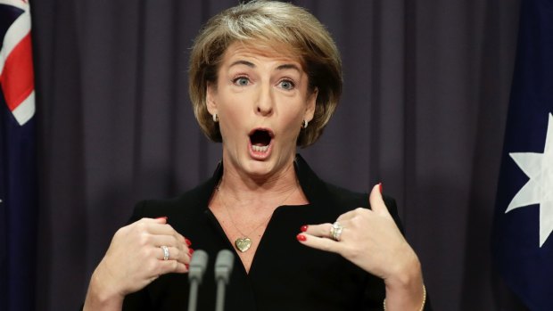 Michaelia Cash: The Liberal Party's loudest voice speaking up in defence of all the wrong things, while taking zero responsibility for what happens in her office.