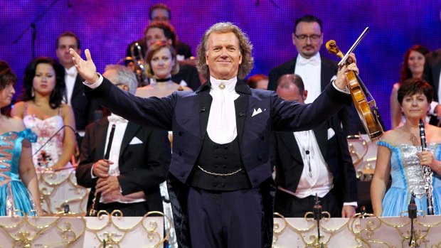 André Rieu's brand has both divided critics and brought together revelers who adore his style of classical music. 