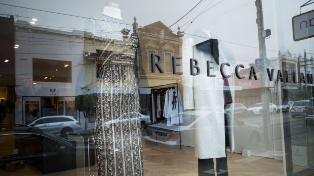 The new Rebecca Vallance clothing store on High Street in Armadale.