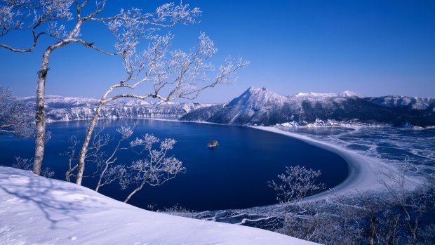 Lake Mashu in Hokkaido, Japan.