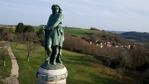 Statue of Vercingetorix at MuseoParc Alesia.