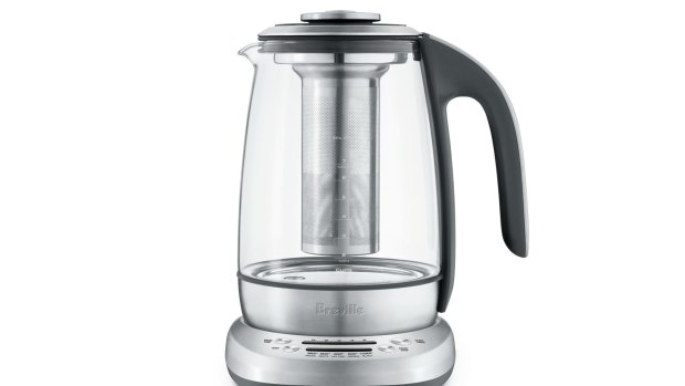 Breville's Smart Tea Infuser is a clear glass kettle and teapot in one.