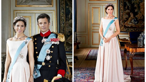 Official snap: Princess Mary and Prince Frederik's new official portraits have been released.