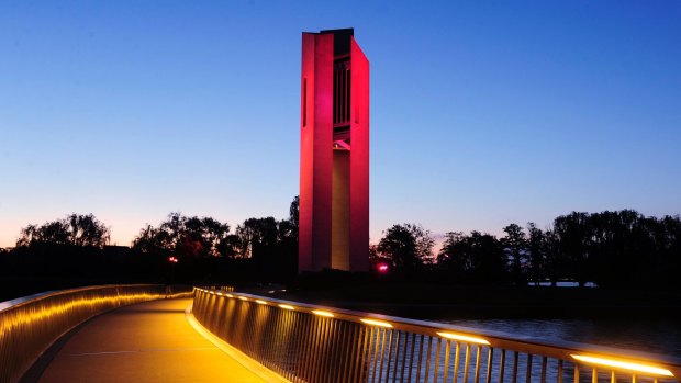 Ten composers from around the country will play songs at the National Carillon for a new album. 