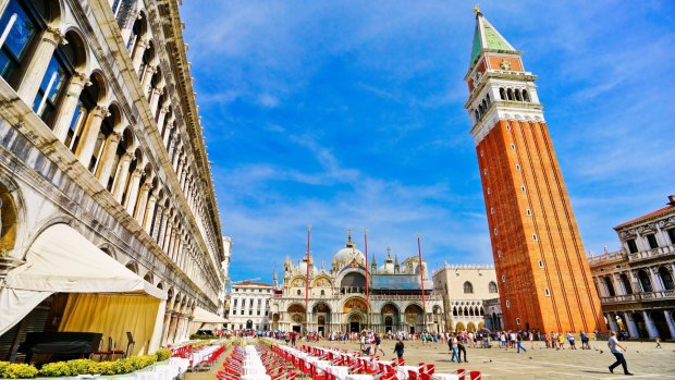 St Mark's Square, Venice has become notorious for ripping off tourists.