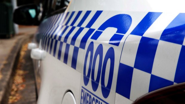 A police car was rammed and a woman was later arrested after an incident at Ballarat Specialist school.